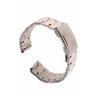 Curea de ceas din metal, 18 mm x 18 cm, argintiu 602X18SLV4